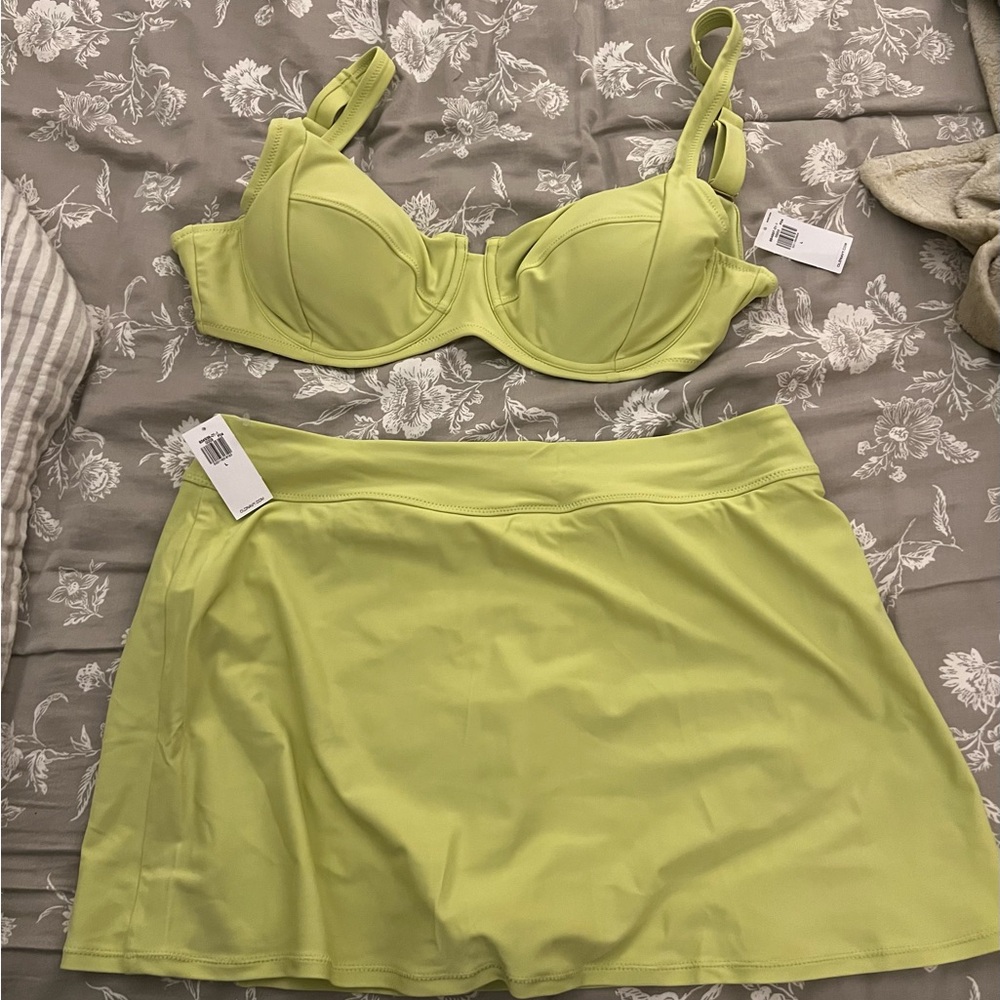Old Navy Underwire Bikini Top and Bottom Skirt